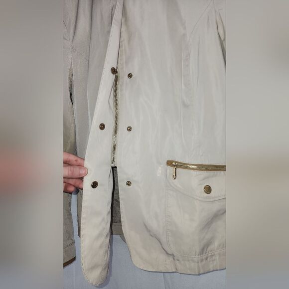 Massimo Dutti women's beige zipper jacket size small - Picture 6 of 15